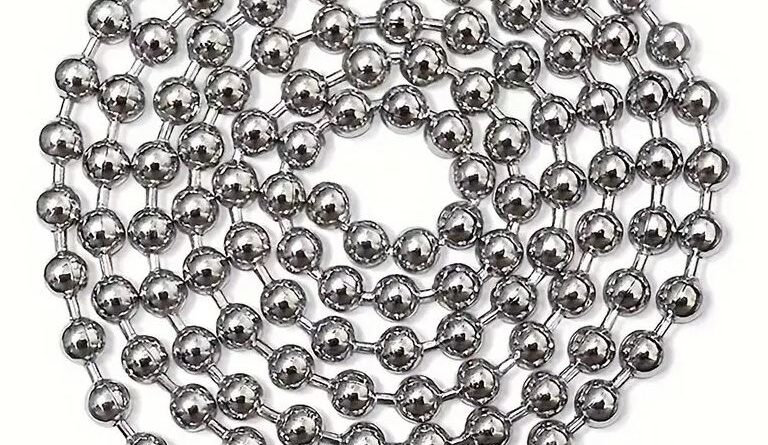 Corrente de Bolinha para Dog Tag em Aço Inox – 2.4 mm