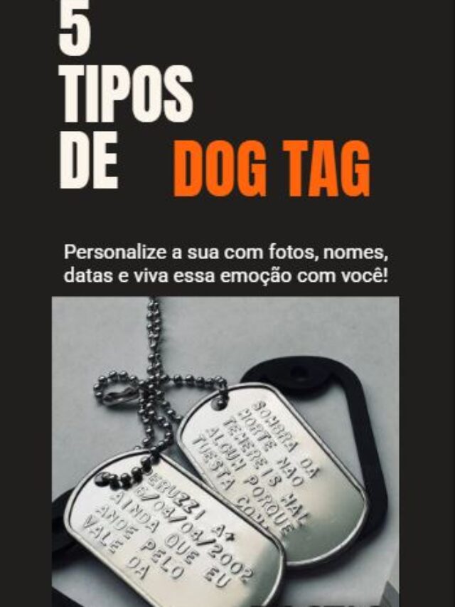 5 tipos de dog tag