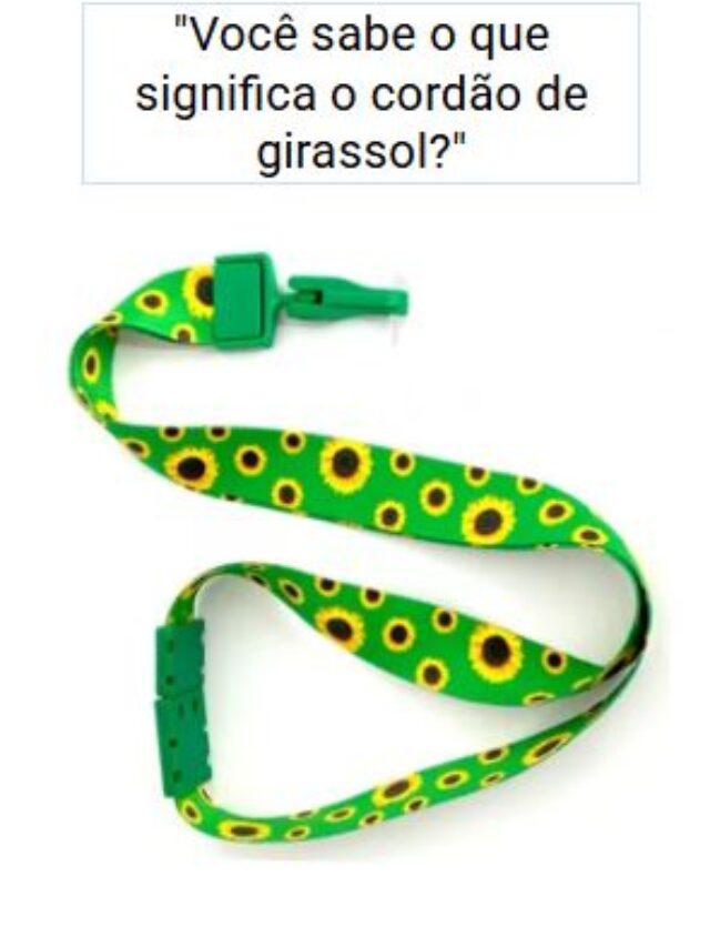 Cordão de girasol