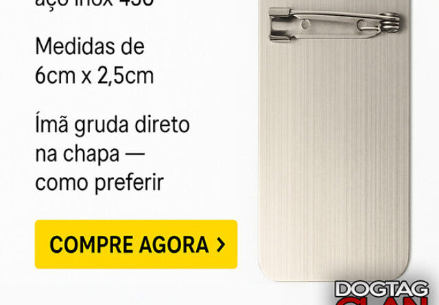 Kit Base Crachá Broche em Aço Inox Para Adesivar Serigrafar ou Personalizar