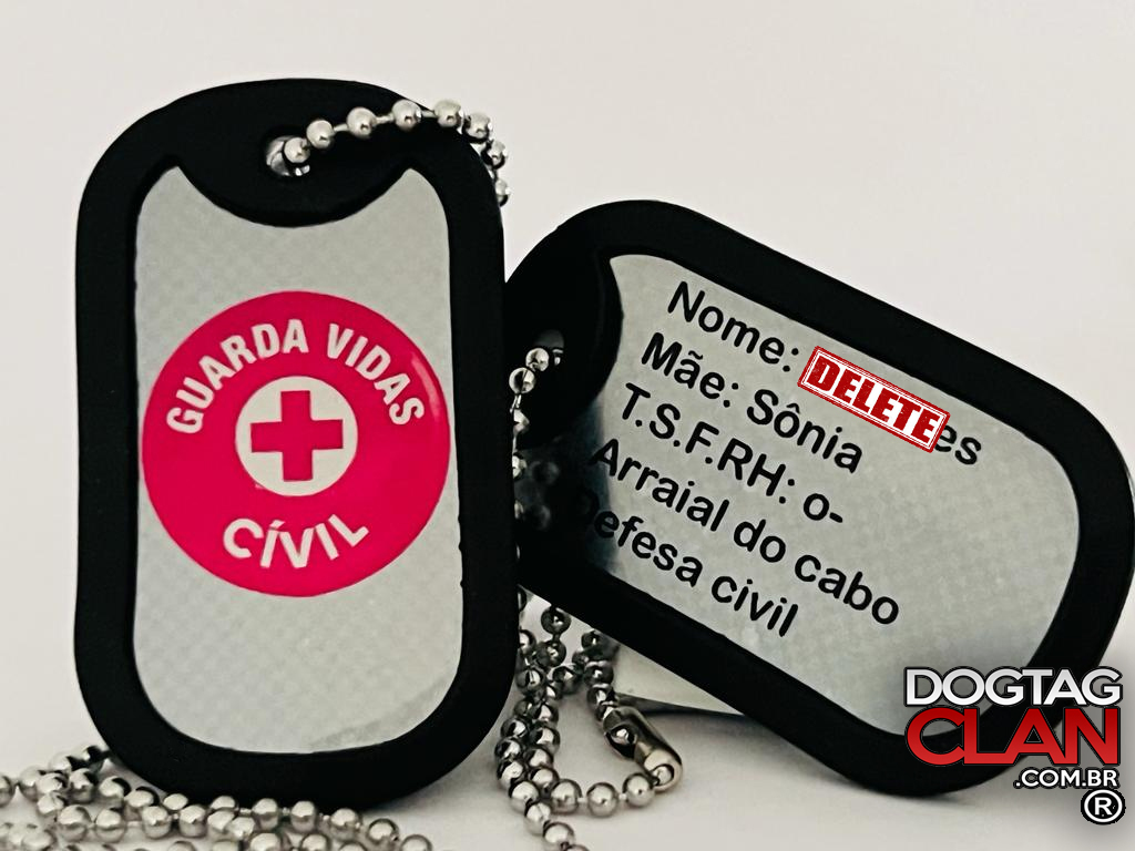 dog tag guarda vidas