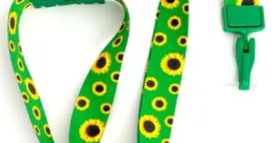 Cordão de Girassol – Identificação para Deficiências Ocultas com Trava de Segurança