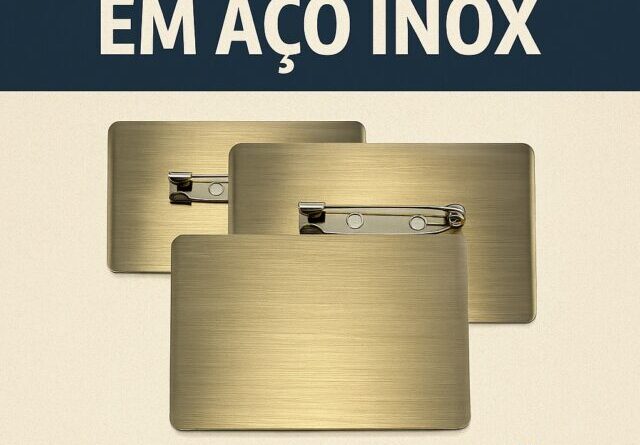 100 base cracha broche personalizado