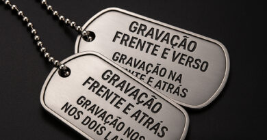 dog tag frente e verso