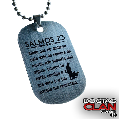 dog tag salmos23