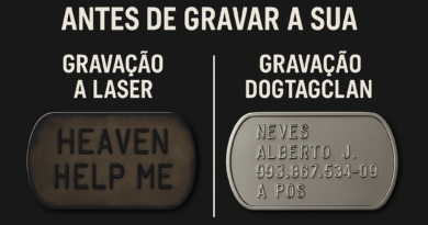 Dog Tag Gravada a Laser vs Dog Tag da DogTagClan – Veja a Diferença