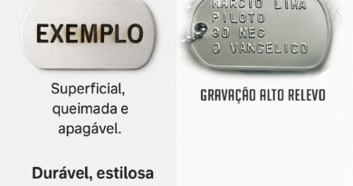 Gravação Dog Tag: Laser vs Alto Relevo – DogTagClan