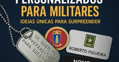 Presentes Personalizados para Militares – Dog Tag, moeda militar e crachá gravados