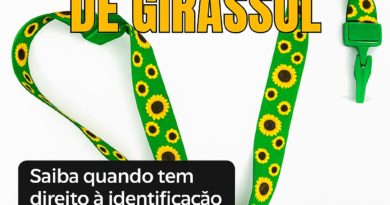 Cordão de girassol para identificação de deficiências invisíveis, como TDAH, TEA e fibromialgia – modelo personalizado da DogTagClan