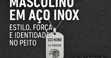 Colar militar masculino em aço inox com gravação personalizada em alto relevo – DogTagClan