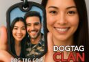 Dog Tag com foto de casal gravada em aço inox — presente romântico e personalizado da DogTagClan