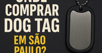 Onde comprar dog tag em São Paulo com gravação personalizada