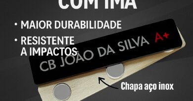 Tarjeta Militar com Ímã Personalizada em Aço Inox – DogTagClan