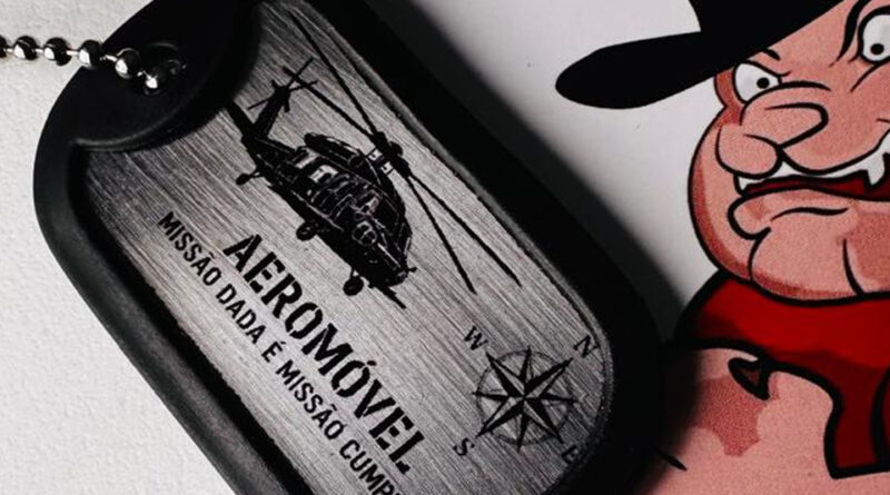 simulador de dog tag personalizada exemplo de visualização antes da gravação no aço inox