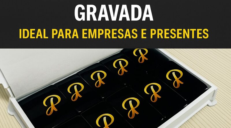 Dominó personalizado com logo gravado – ideal para empresas, brindes e presentes únicos.