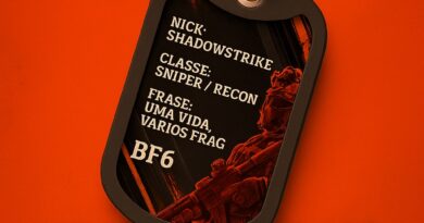 Dog Tag personalizada para clã – gravação em aço inox com logo e nick dos jogadores – DogTagClan