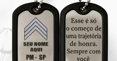Dog Tag Personalizada para Formatura – Gravação com Nome, Data e Mensagem no Aço Inox
