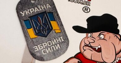Dog Tag Militar da Ucrânia personalizada com nome, dados e corrente de aço inox – DogTagClan