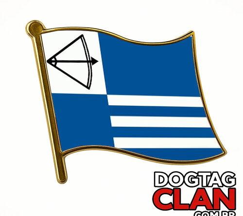 Pin Bandeira de São Félix Bahia em metal personalizado – broche de lapela com bandeira municipal da DogTagClan