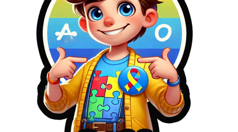 "logo cracha identificame personagem infantil"