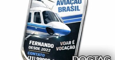 Dog Tag Aviação Piloto de Helicóptero personalizada em aço inox com helicóptero e dados do piloto