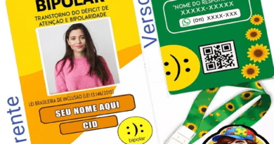 Crachá Bipolar Personalizado com QR Code – Identificação Médica e de Emergência da IdentificaME