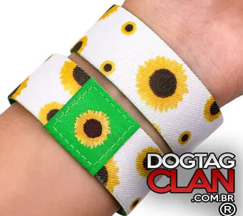 Pulseira Girassol para Identificação de Deficiências Invisíveis – DogTagClan