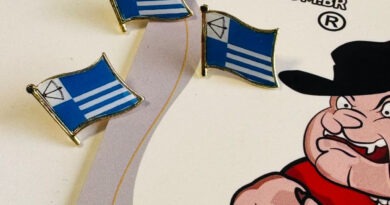 Pin personalizado de estado ou município em metal, fabricado sob medida pela DogTagClan para representar identidade regional e pertencimento