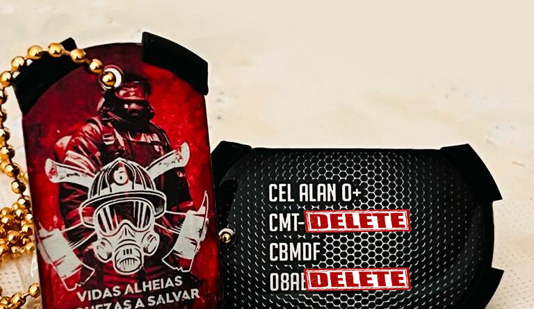 Dog tag militar personalizada em aço inox como presente para militar em 2026, com gravação permanente e significado de honra