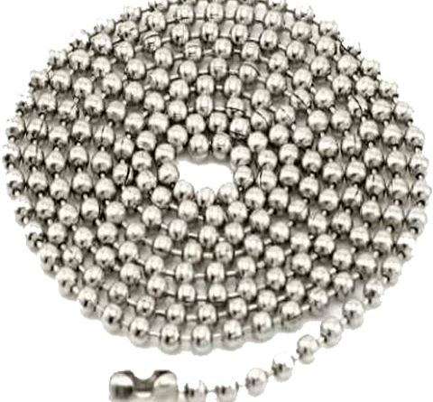 Corrente de Bolinha para Dog Tag em Aço Inox 2026 | DogTagClan