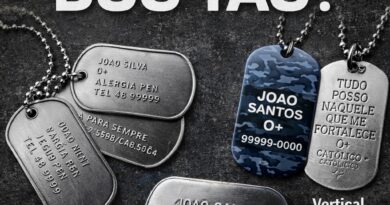 O que escrever na dog tag personalizada – exemplos de frases, nome, tipo sanguíneo e dados essenciais gravados em aço inox