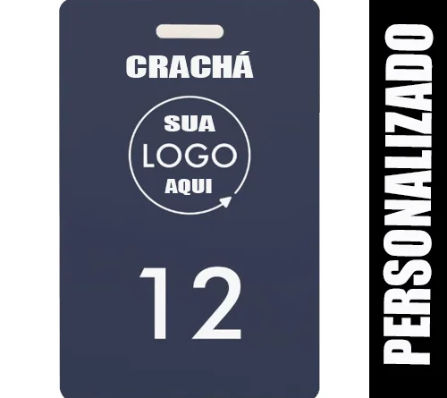 Crachá personalizado para empresas em PVC e modelo com NFC para controle de acesso e identificação profissional