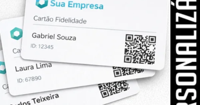 Cartão PVC personalizado para empresas com QR Code, chip e NFC para fidelidade, convênio e controle de acesso