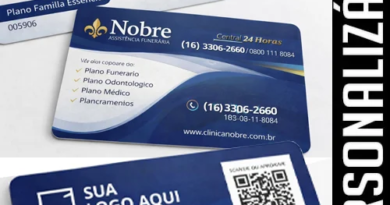 Cartão de assistência personalizado em PVC 0,76mm com QR Code e opção NFC ou RFID para plano assistencial, funerária e cartão fidelidade