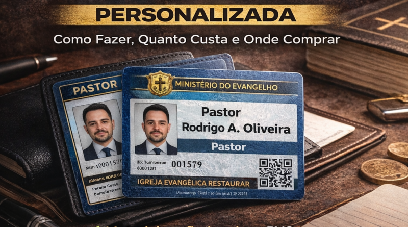 Credencial de Pastor Personalizada: Como Fazer, Quanto Custa e Onde Comprar