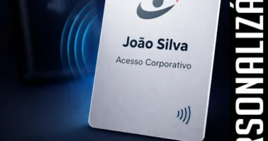 Crachá NFC em PVC 0,76mm personalizado para pequenas empresas com chip de proximidade para controle de acesso