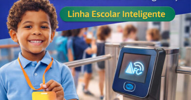 Crachás infantis com NFC em PVC 0,76mm produzidos em grande quantidade para controle de acesso escolar