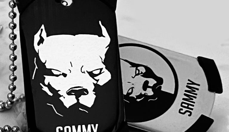 og tag personalizada com foto ou logo gravado em aço inox, colar militar com imagem personalizada que não apaga