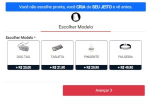 Passo a passo de como comprar e personalizar uma dog tag militar na internet de forma segura no site da DogTagClan.