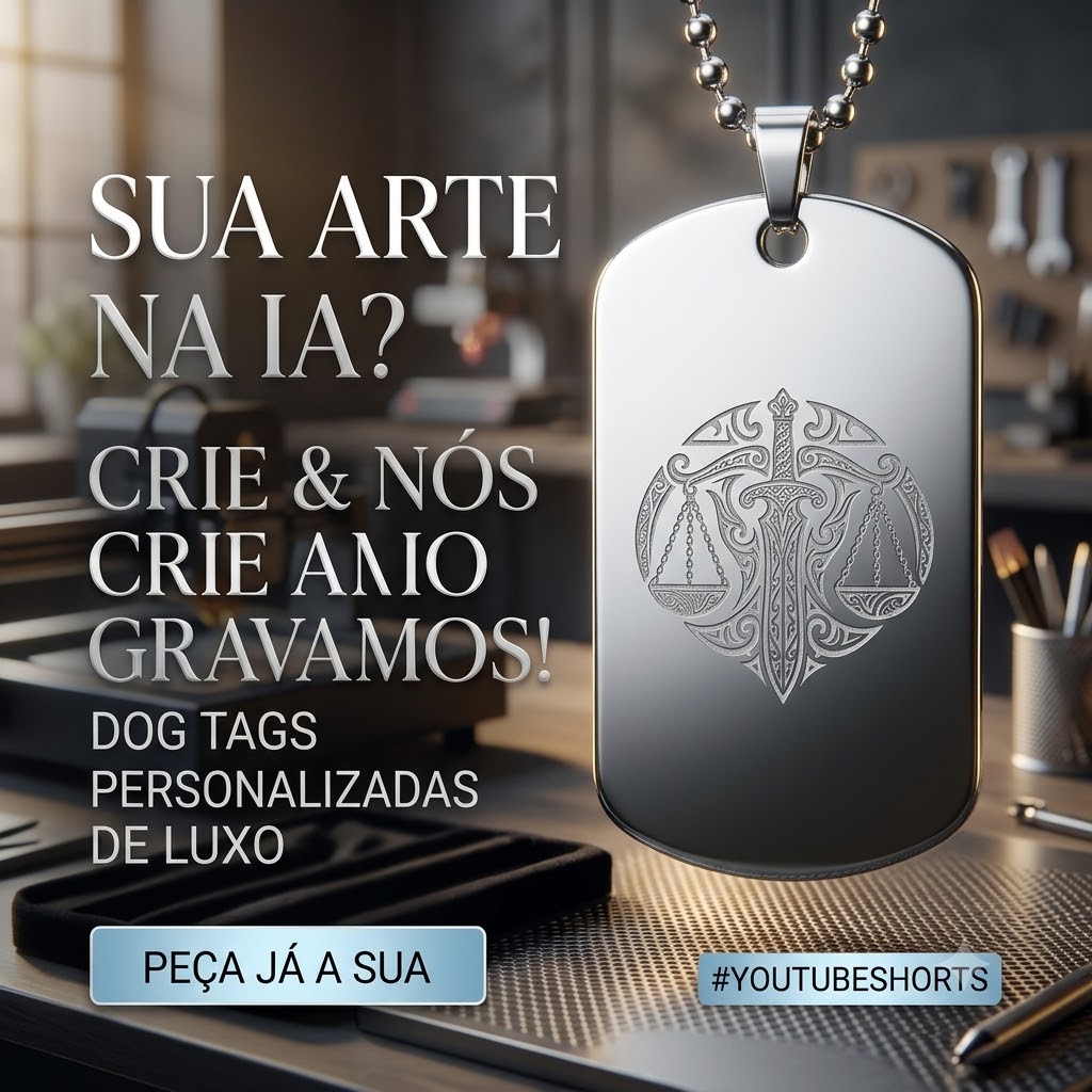 Criou sua dog tag na ia ? mande para dogtagclan gravar