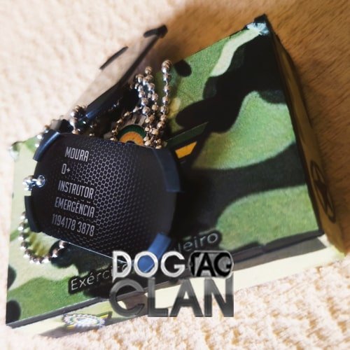 Caixa para Dog Tag Exército Brasileiro-1