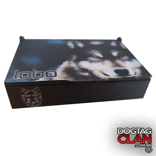 Caixa para Dog Tag Lobo-2
