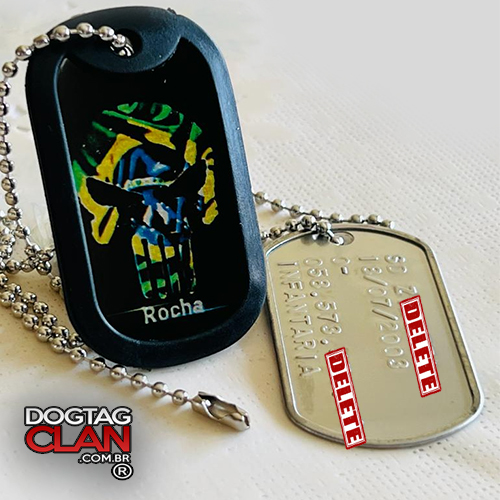 Dog Tag Justiceiro Brasil