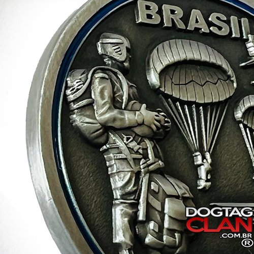 Challenge Coin Moeda militar paraquedista-1
