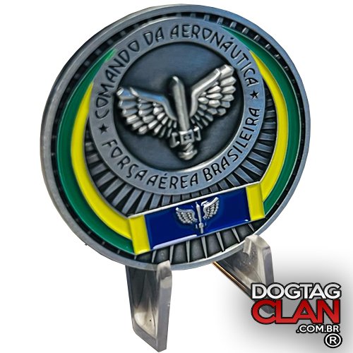 Moeda Militar Santos Dumont Medalha Mérito Fab Força Aérea Brasileira