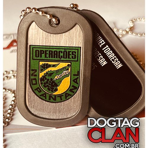 Dog Tag Guerreiro do Pantanal Operação no Pantanal