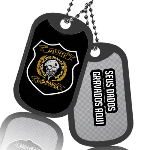 Dog Tag Agente de Segurança do Brasil