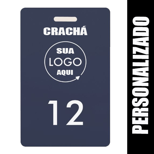 Crachá de identificação personalizado