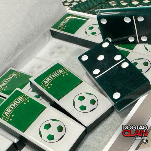 Dominó Personalizado Tema Futebol-3