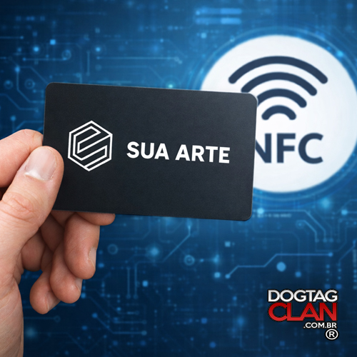 Crachá NFC Personalizado 13,56MHz com Chip Mifare 1K – Controle de Acesso e Cartão Digital